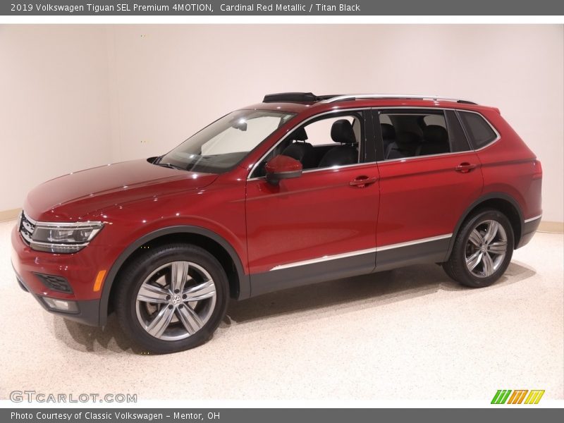 Cardinal Red Metallic / Titan Black 2019 Volkswagen Tiguan SEL Premium 4MOTION