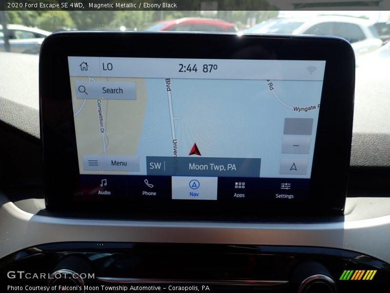 Magnetic Metallic / Ebony Black 2020 Ford Escape SE 4WD