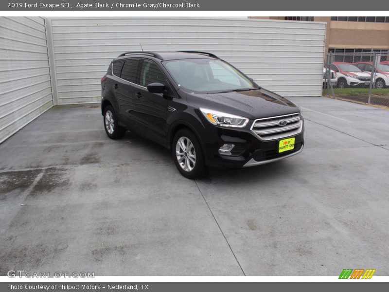 Agate Black / Chromite Gray/Charcoal Black 2019 Ford Escape SEL