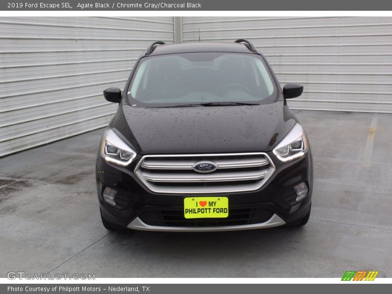 Agate Black / Chromite Gray/Charcoal Black 2019 Ford Escape SEL