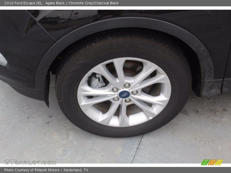 Agate Black / Chromite Gray/Charcoal Black 2019 Ford Escape SEL