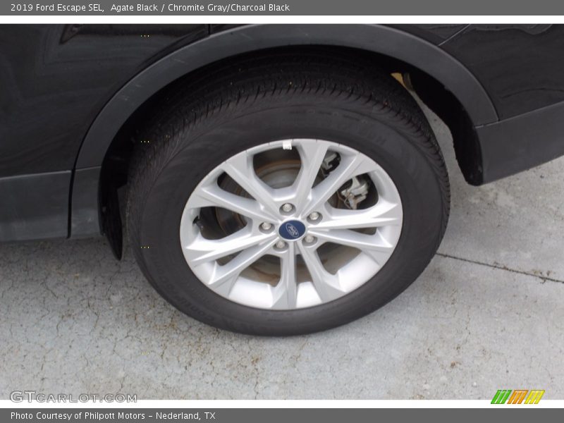 Agate Black / Chromite Gray/Charcoal Black 2019 Ford Escape SEL