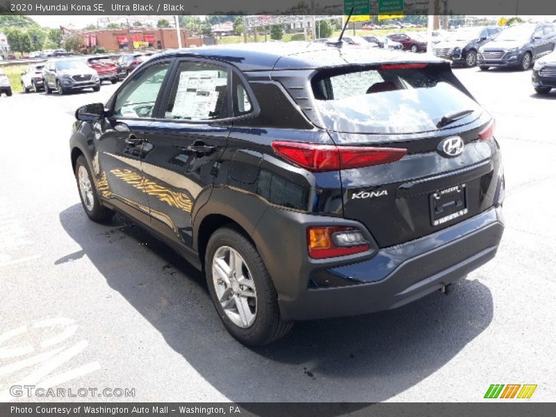 Ultra Black / Black 2020 Hyundai Kona SE