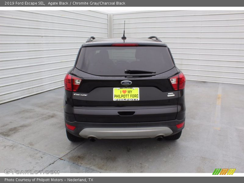 Agate Black / Chromite Gray/Charcoal Black 2019 Ford Escape SEL