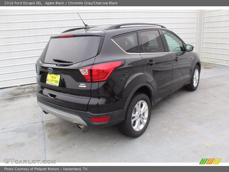 Agate Black / Chromite Gray/Charcoal Black 2019 Ford Escape SEL