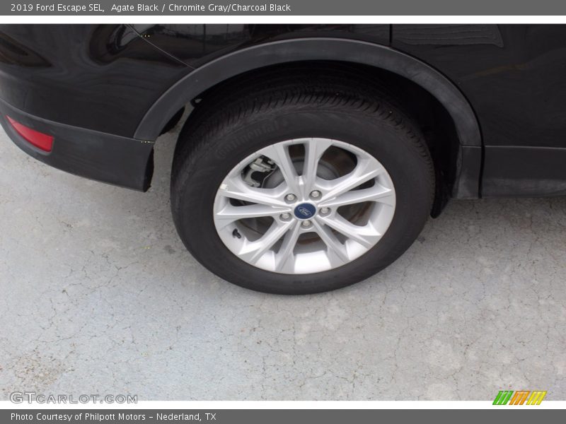 Agate Black / Chromite Gray/Charcoal Black 2019 Ford Escape SEL