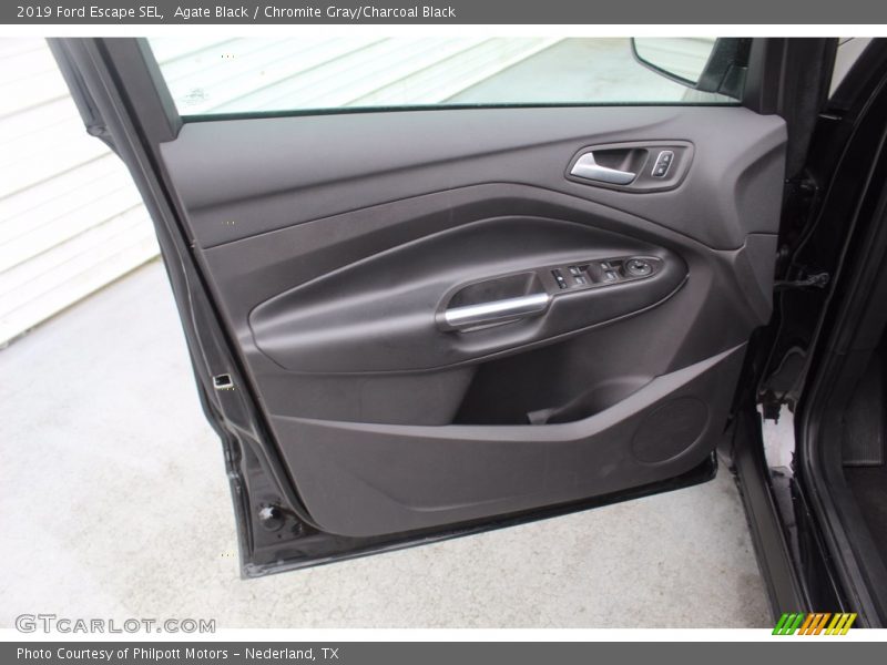 Agate Black / Chromite Gray/Charcoal Black 2019 Ford Escape SEL