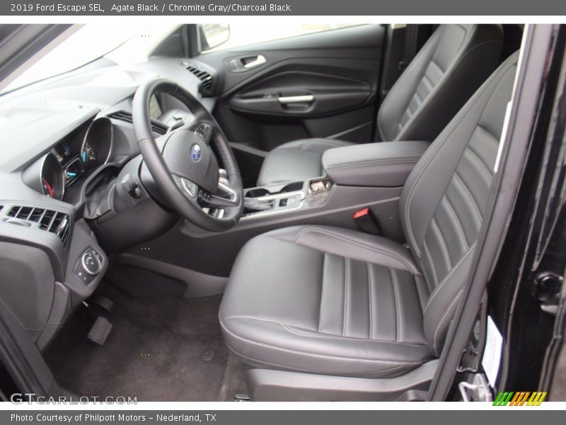 Agate Black / Chromite Gray/Charcoal Black 2019 Ford Escape SEL