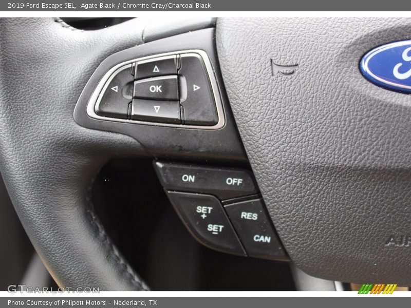 Agate Black / Chromite Gray/Charcoal Black 2019 Ford Escape SEL