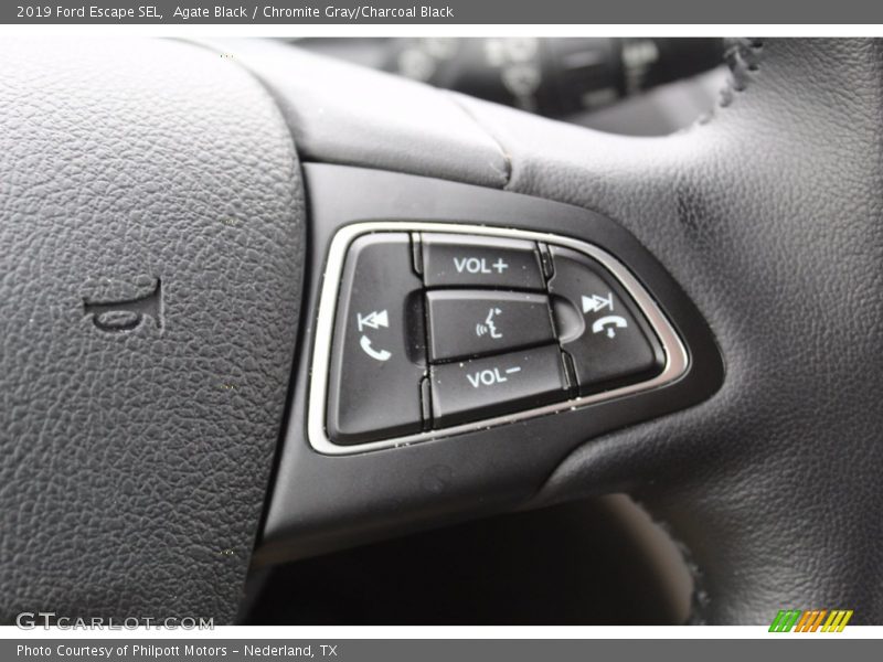 Agate Black / Chromite Gray/Charcoal Black 2019 Ford Escape SEL