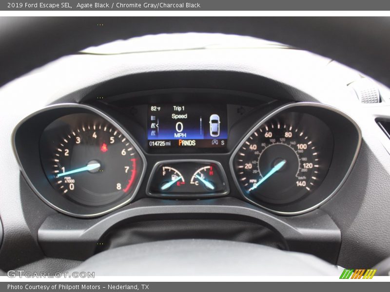 Agate Black / Chromite Gray/Charcoal Black 2019 Ford Escape SEL