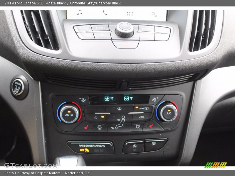 Agate Black / Chromite Gray/Charcoal Black 2019 Ford Escape SEL