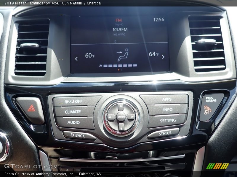 Gun Metallic / Charcoal 2019 Nissan Pathfinder SV 4x4