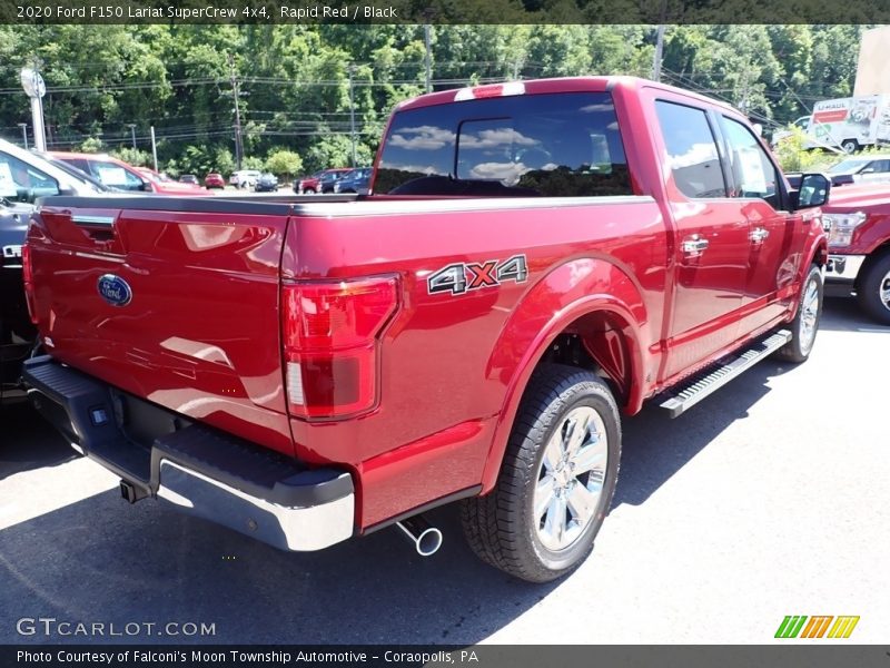 Rapid Red / Black 2020 Ford F150 Lariat SuperCrew 4x4