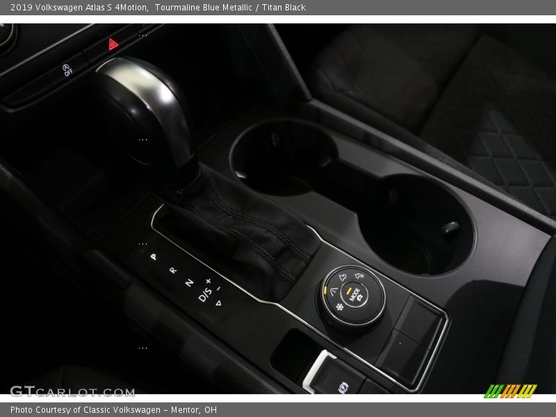 Tourmaline Blue Metallic / Titan Black 2019 Volkswagen Atlas S 4Motion