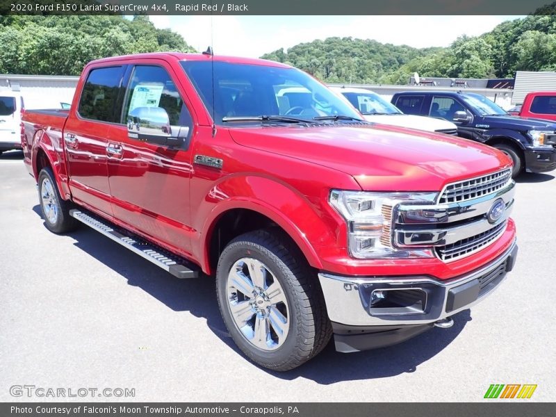 Rapid Red / Black 2020 Ford F150 Lariat SuperCrew 4x4