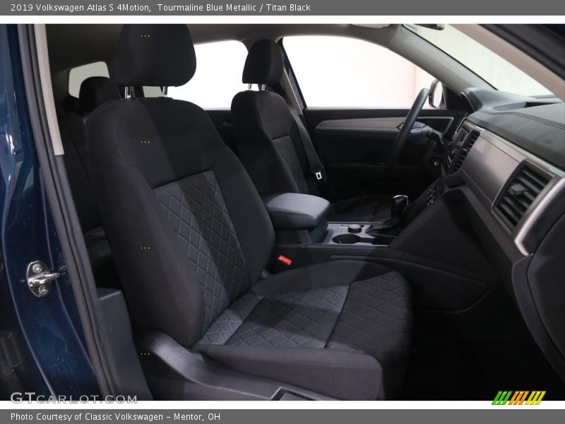 Tourmaline Blue Metallic / Titan Black 2019 Volkswagen Atlas S 4Motion