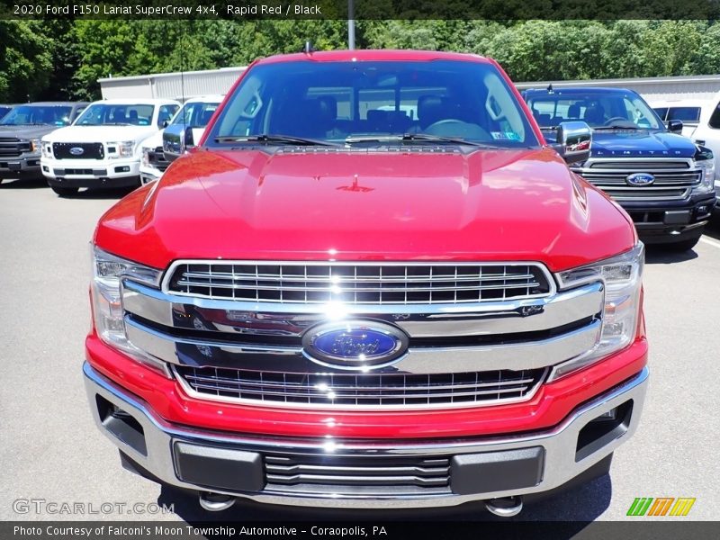 Rapid Red / Black 2020 Ford F150 Lariat SuperCrew 4x4