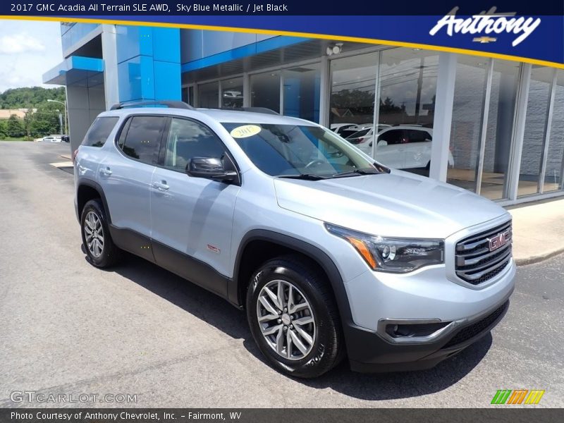 Sky Blue Metallic / Jet Black 2017 GMC Acadia All Terrain SLE AWD