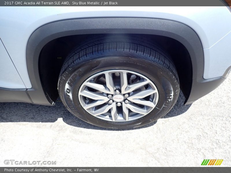 Sky Blue Metallic / Jet Black 2017 GMC Acadia All Terrain SLE AWD