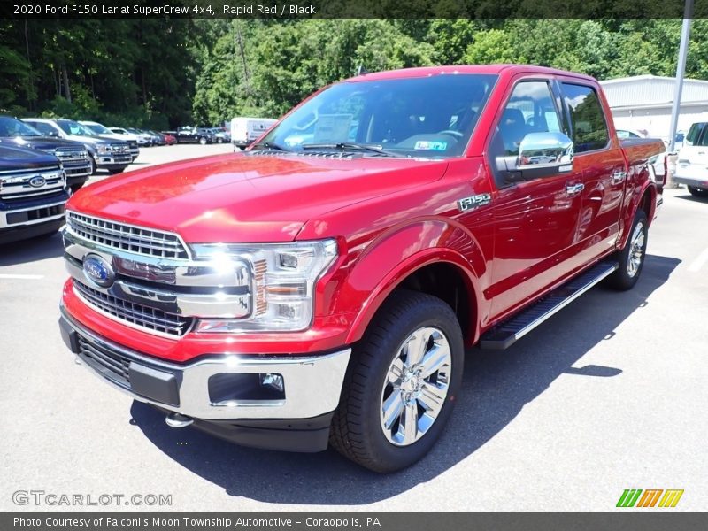Rapid Red / Black 2020 Ford F150 Lariat SuperCrew 4x4