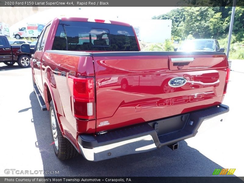 Rapid Red / Black 2020 Ford F150 Lariat SuperCrew 4x4