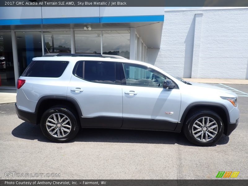 Sky Blue Metallic / Jet Black 2017 GMC Acadia All Terrain SLE AWD