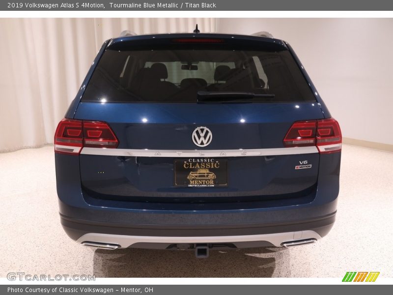 Tourmaline Blue Metallic / Titan Black 2019 Volkswagen Atlas S 4Motion