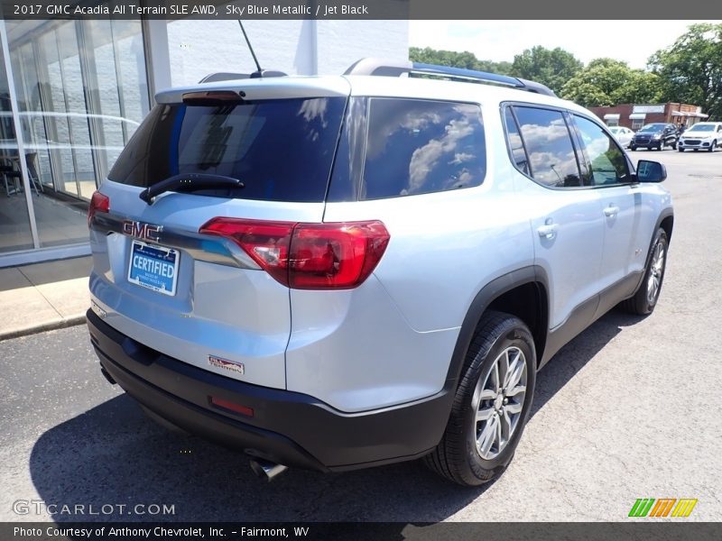 Sky Blue Metallic / Jet Black 2017 GMC Acadia All Terrain SLE AWD