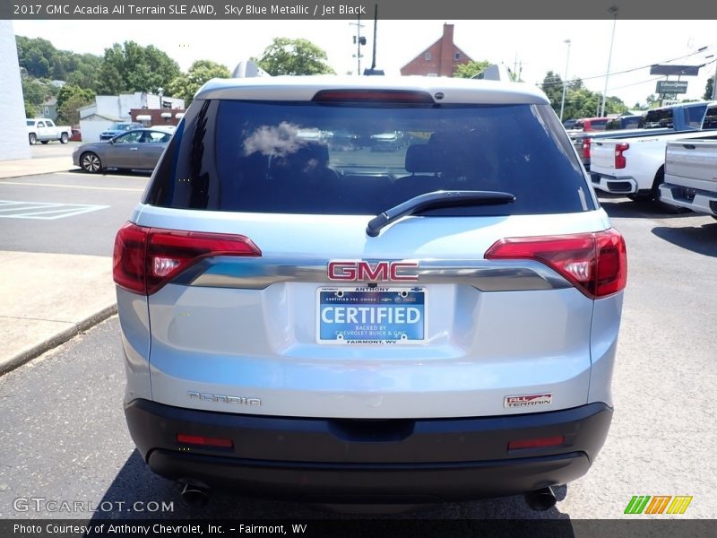 Sky Blue Metallic / Jet Black 2017 GMC Acadia All Terrain SLE AWD