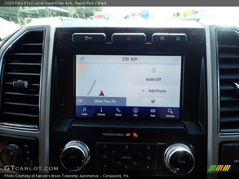 Rapid Red / Black 2020 Ford F150 Lariat SuperCrew 4x4