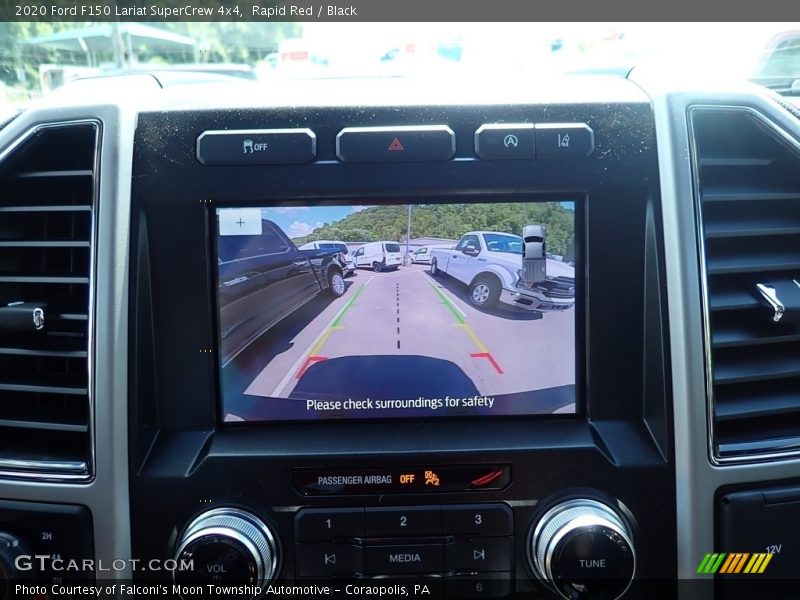 Rapid Red / Black 2020 Ford F150 Lariat SuperCrew 4x4