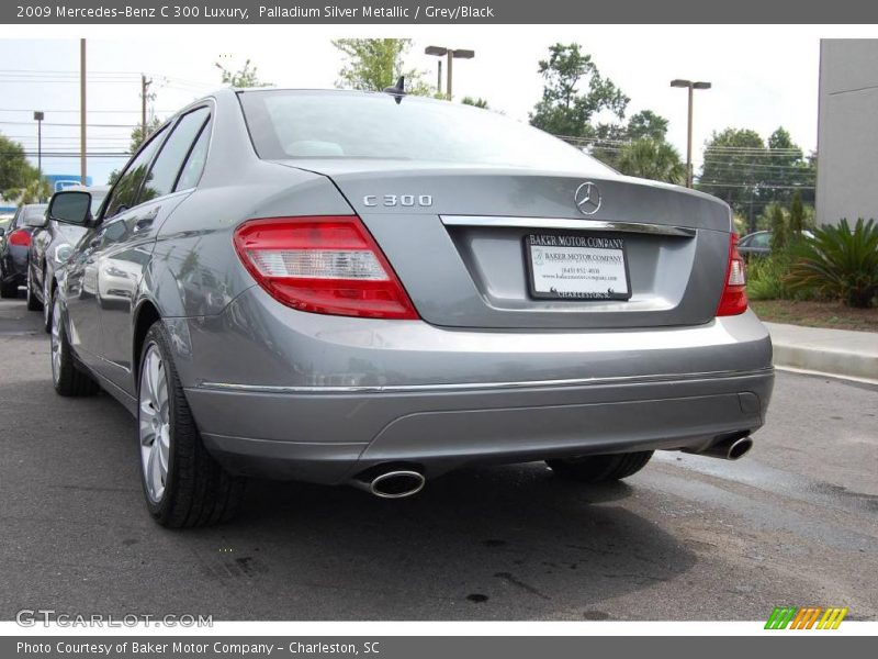 Palladium Silver Metallic / Grey/Black 2009 Mercedes-Benz C 300 Luxury