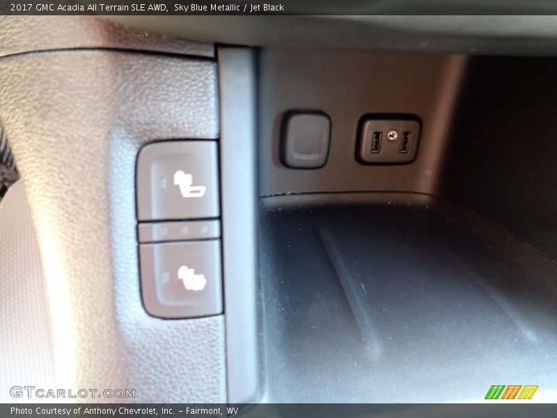 Sky Blue Metallic / Jet Black 2017 GMC Acadia All Terrain SLE AWD