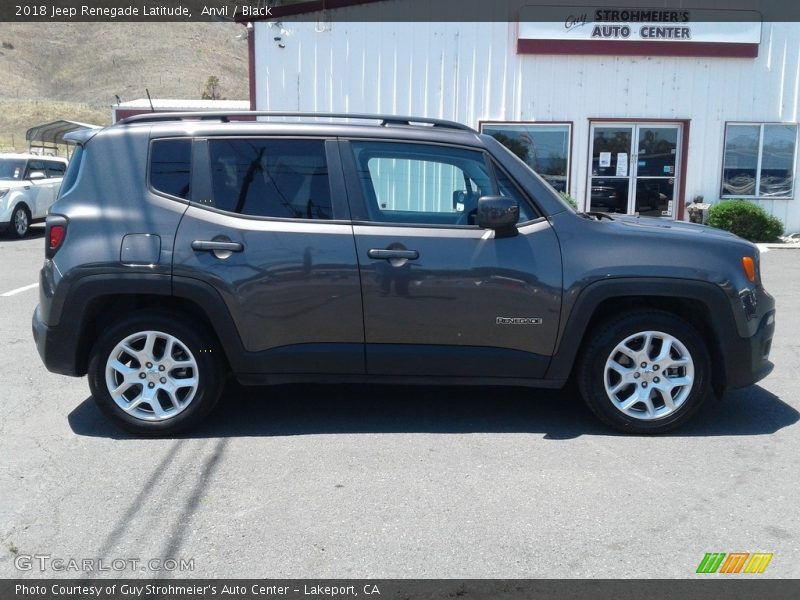 Anvil / Black 2018 Jeep Renegade Latitude