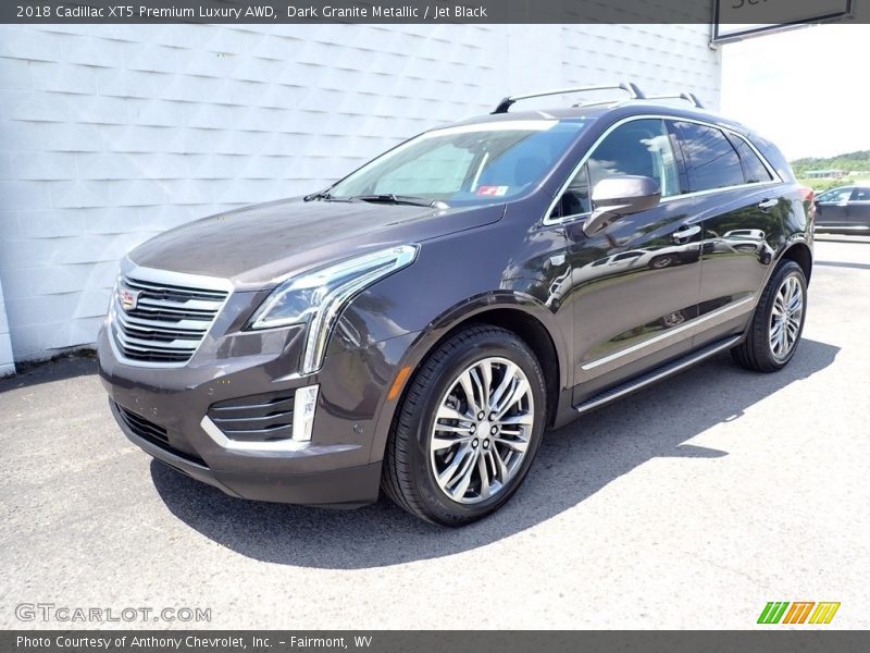 Dark Granite Metallic / Jet Black 2018 Cadillac XT5 Premium Luxury AWD