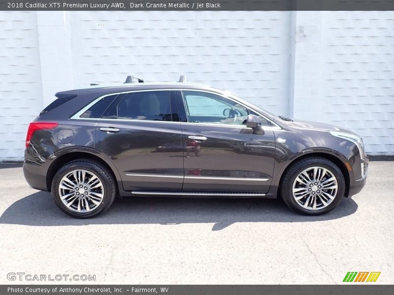 Dark Granite Metallic / Jet Black 2018 Cadillac XT5 Premium Luxury AWD
