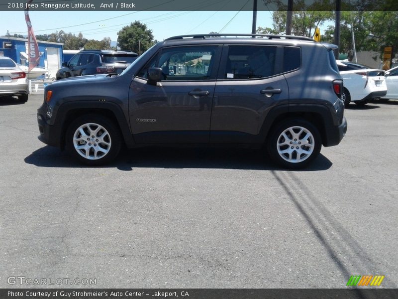 Anvil / Black 2018 Jeep Renegade Latitude