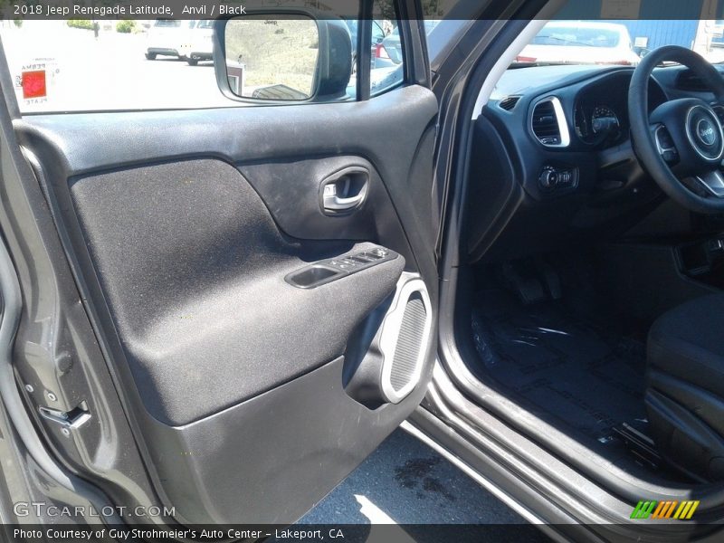 Anvil / Black 2018 Jeep Renegade Latitude