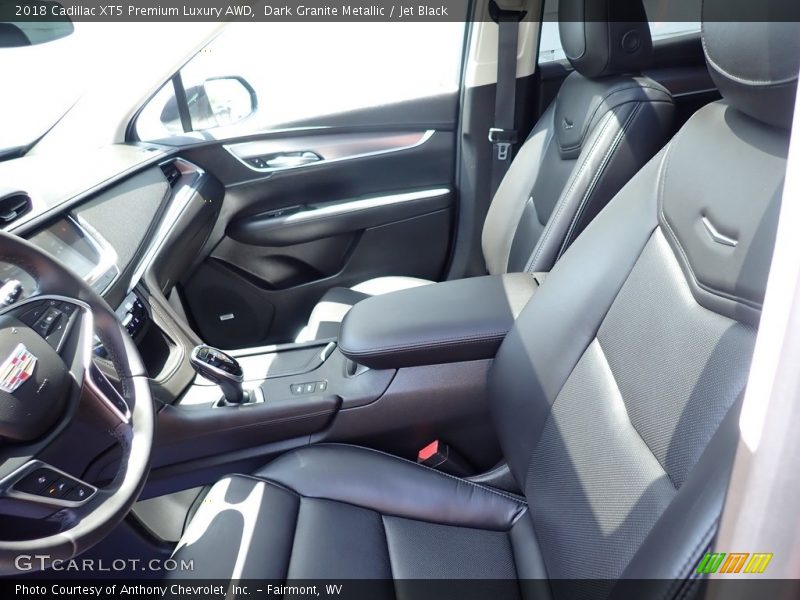 Dark Granite Metallic / Jet Black 2018 Cadillac XT5 Premium Luxury AWD