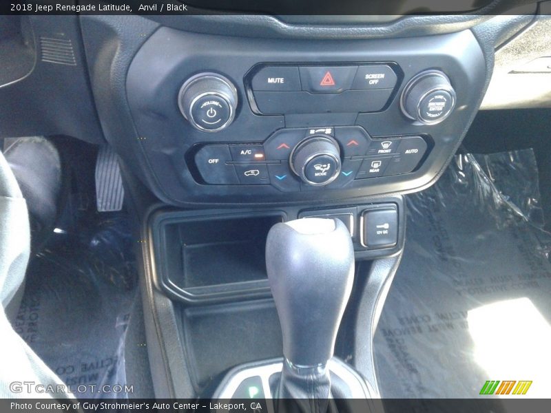 Anvil / Black 2018 Jeep Renegade Latitude