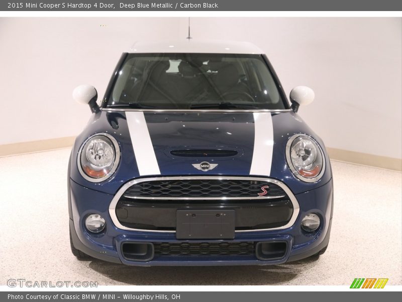 Deep Blue Metallic / Carbon Black 2015 Mini Cooper S Hardtop 4 Door