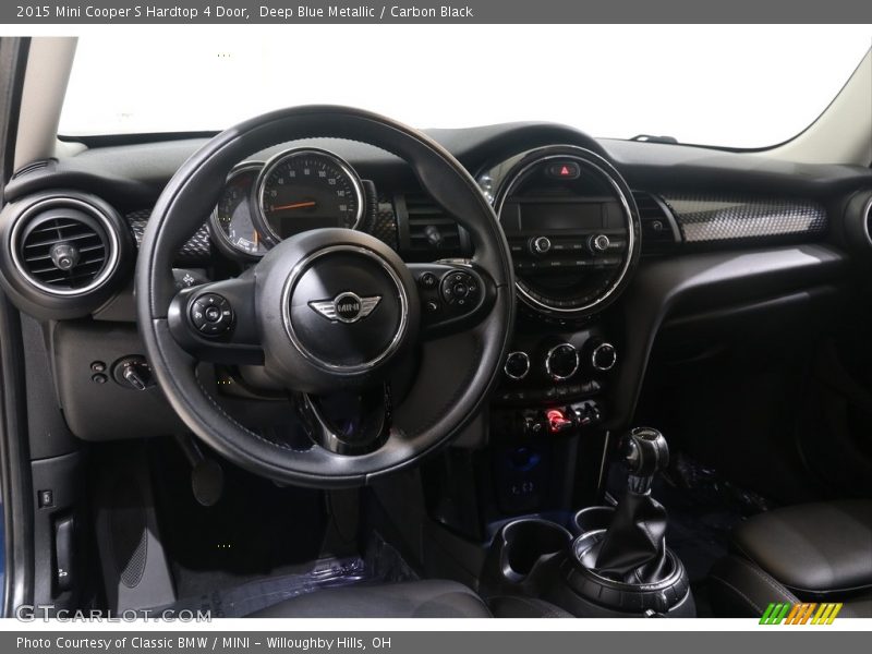 Deep Blue Metallic / Carbon Black 2015 Mini Cooper S Hardtop 4 Door