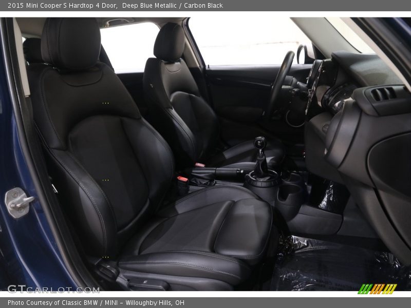 Deep Blue Metallic / Carbon Black 2015 Mini Cooper S Hardtop 4 Door