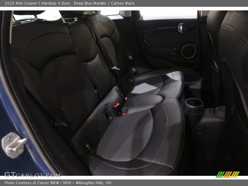 Deep Blue Metallic / Carbon Black 2015 Mini Cooper S Hardtop 4 Door