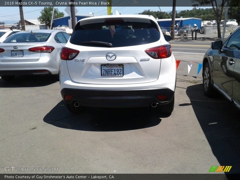 Crystal White Pearl Mica / Black 2016 Mazda CX-5 Touring