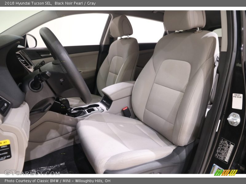  2018 Tucson SEL Gray Interior