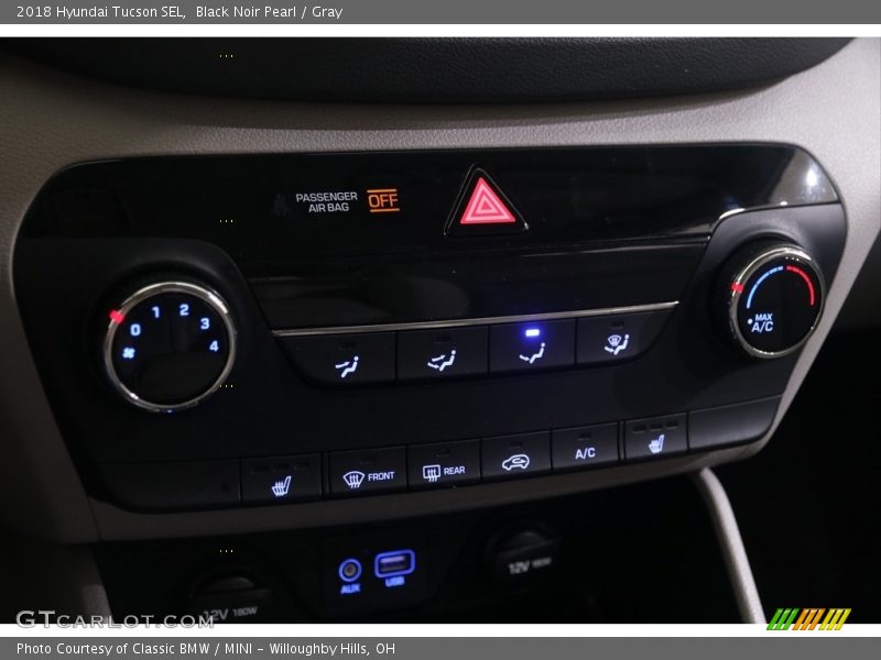 Controls of 2018 Tucson SEL