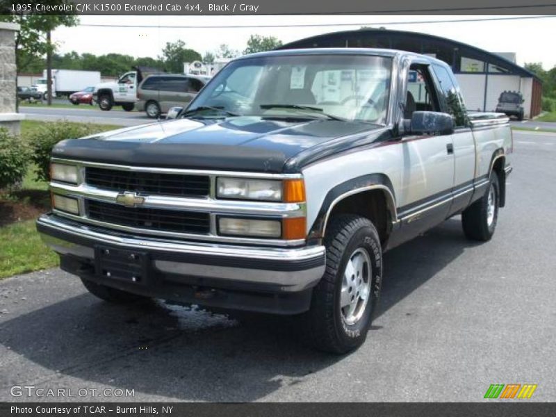 Black / Gray 1995 Chevrolet C/K K1500 Extended Cab 4x4