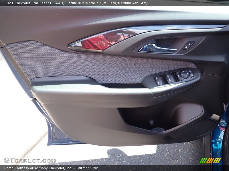 Pacific Blue Metallic / Jet Black/Medium Ash Gray 2021 Chevrolet TrailBlazer LT AWD